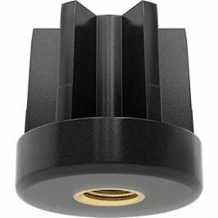BSC PREFERRED High-Capacity Leveling Mount Insert for Tubular Legs for 2 OD and 1-13/16 ID M16 x 2 mm Thread 60945K97